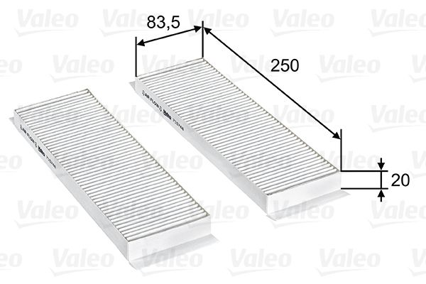 VALEO 715748 Filter, cabin air