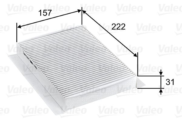 VALEO 715809 Filter, cabin air