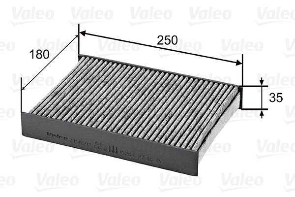 VALEO 715820 Filter, cabin air