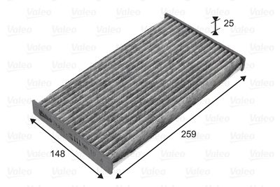 Filter, cabin air VALEO 715840