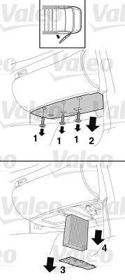 VALEO 716044 Filter, cabin air