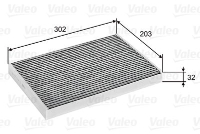Filter, cabin air VALEO 716069