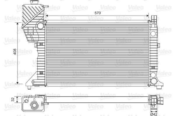 VALEO 730229 Radiator, engine cooling