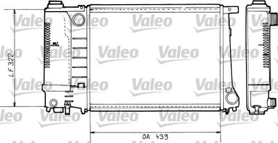 Radiator, engine cooling VALEO 730365