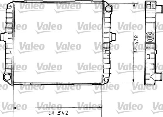 VALEO 730377 Radiator, engine cooling