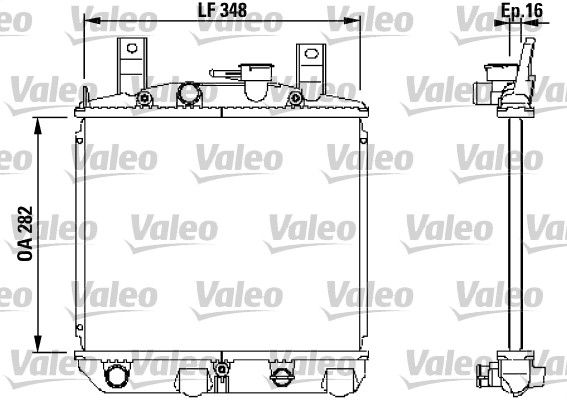 VALEO 730397 Radiator, engine cooling