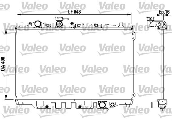 VALEO 730440 Radiator, engine cooling