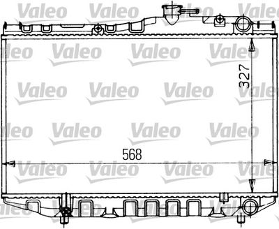 Radiator, engine cooling VALEO 730470