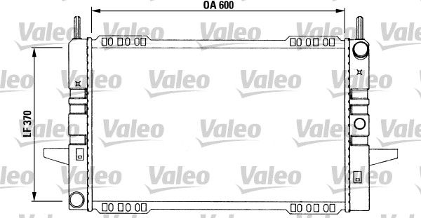 VALEO 730968 Radiator, engine cooling