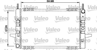 Radiator, engine cooling VALEO 730968