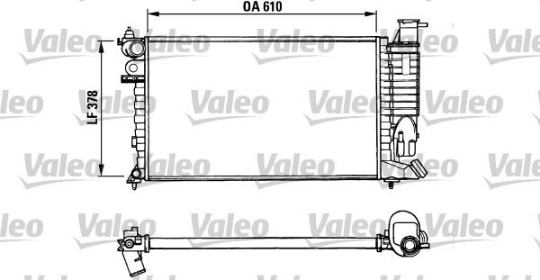 VALEO 731010 Radiator, engine cooling