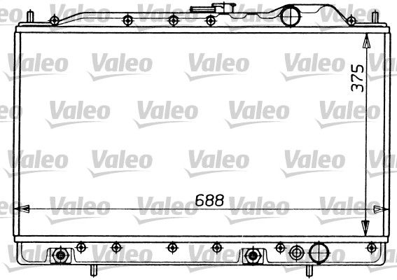 VALEO 731054 Radiator, engine cooling