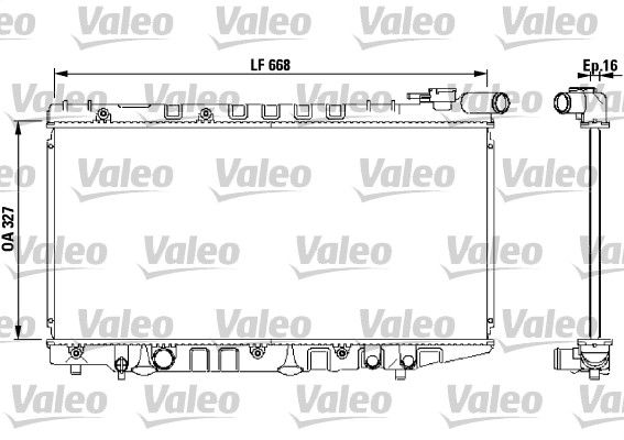 VALEO 731106 Radiator, engine cooling