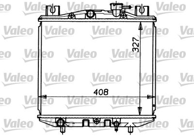 Radiator, engine cooling VALEO 731153