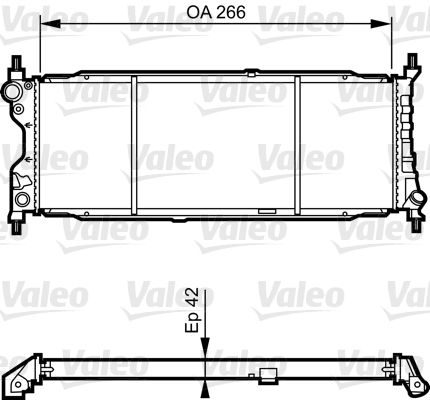 VALEO 731179 Radiator, engine cooling
