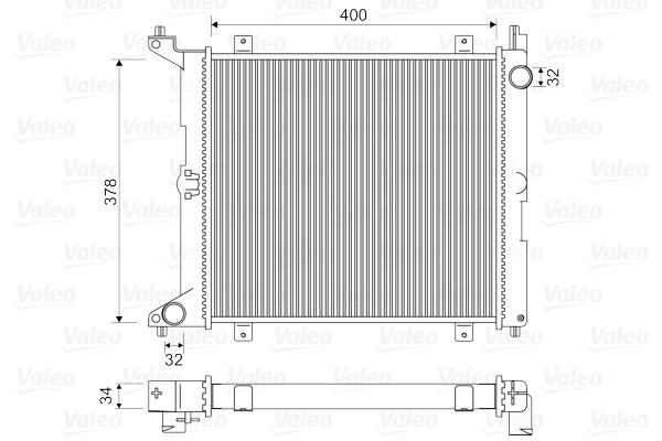 VALEO 731211 Radiator, engine cooling