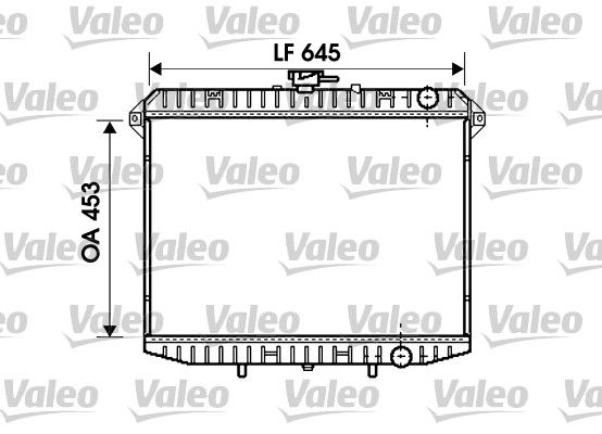 VALEO 731261 Radiator, engine cooling