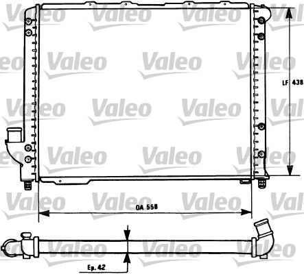 VALEO 731278 Radiator, engine cooling