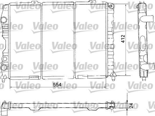 VALEO 731283 Radiator, engine cooling