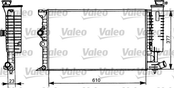 VALEO 731298 Radiator, engine cooling