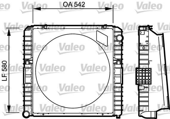 VALEO 731535 Radiator, engine cooling