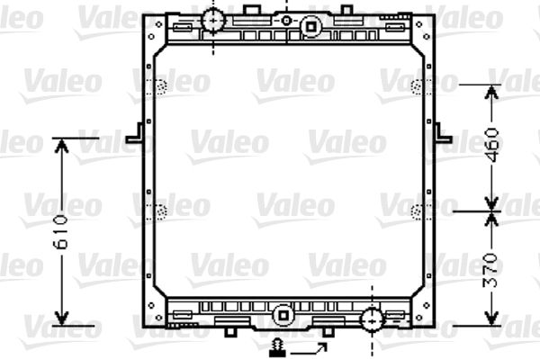 VALEO 731929 Radiator, engine cooling