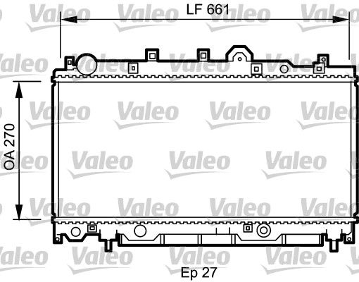 VALEO 731978 Radiator, engine cooling