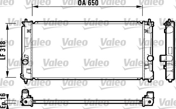 VALEO 732417 Radiator, engine cooling