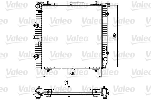 VALEO 732459 Radiator, engine cooling