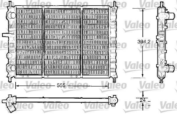 VALEO 732504 Radiator, engine cooling