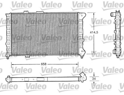 VALEO 732505 Radiator, engine cooling