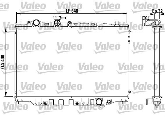 VALEO 732538 Radiator, engine cooling