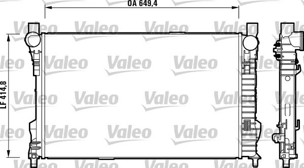 VALEO 732742 Radiator, engine cooling