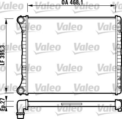 VALEO 732785 Radiator, engine cooling