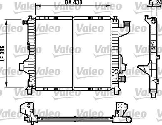 VALEO 732819 Radiator, engine cooling