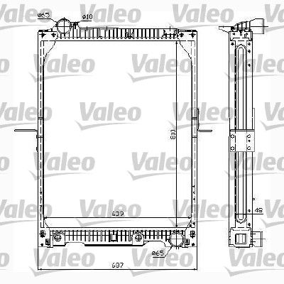 VALEO 732995 Radiator, engine cooling