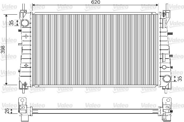 VALEO 733203 Radiator, engine cooling