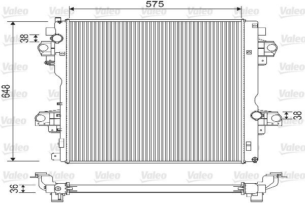 VALEO 733207 Radiator, engine cooling