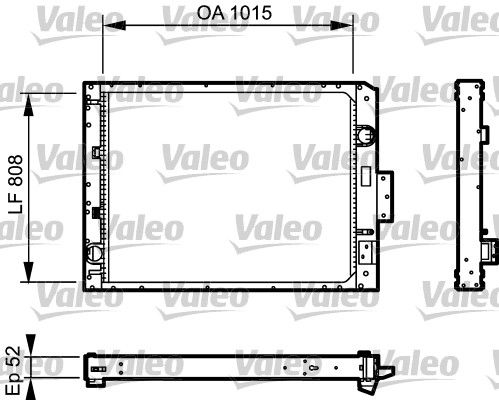 VALEO 733479 Radiator, engine cooling