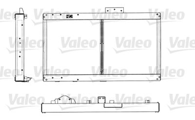Radiator, engine cooling VALEO 733480
