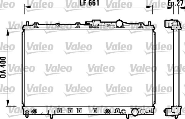 VALEO 734141 Radiator, engine cooling