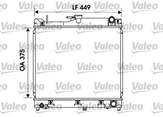 VALEO 734170 Radiator, engine cooling