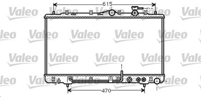 Radiator, engine cooling VALEO 734261