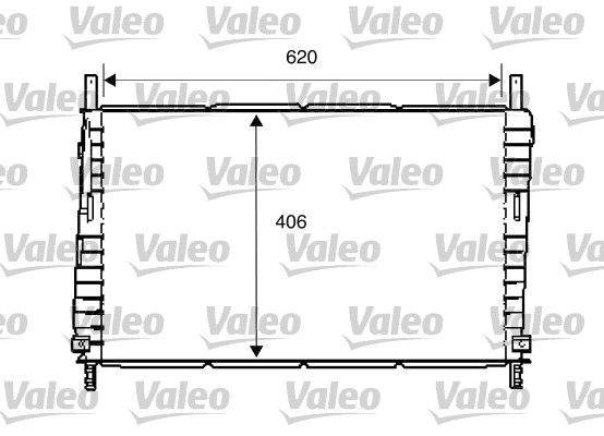 VALEO 734286 Radiator, engine cooling
