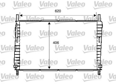 Radiator, engine cooling VALEO 734286