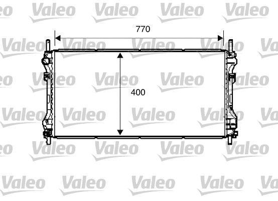 VALEO 734291 Radiator, engine cooling