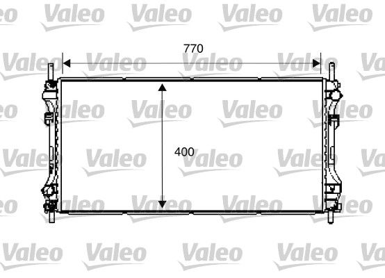 VALEO 734292 Radiator, engine cooling