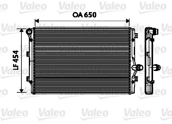 VALEO 734333 Radiator, engine cooling