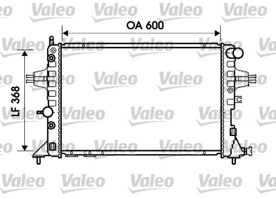 VALEO 734388 Radiator, engine cooling