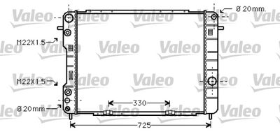 Radiator, engine cooling VALEO 734389